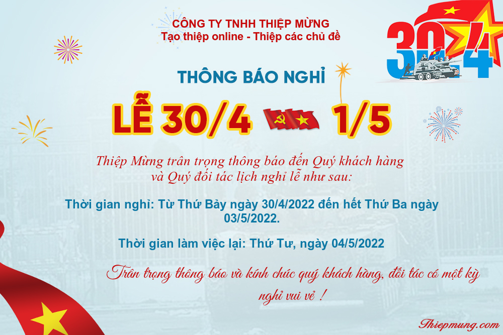 Cách tạo thông báo nghỉ lễ chuyên nghiệp và tiện lợi với các công cụ online